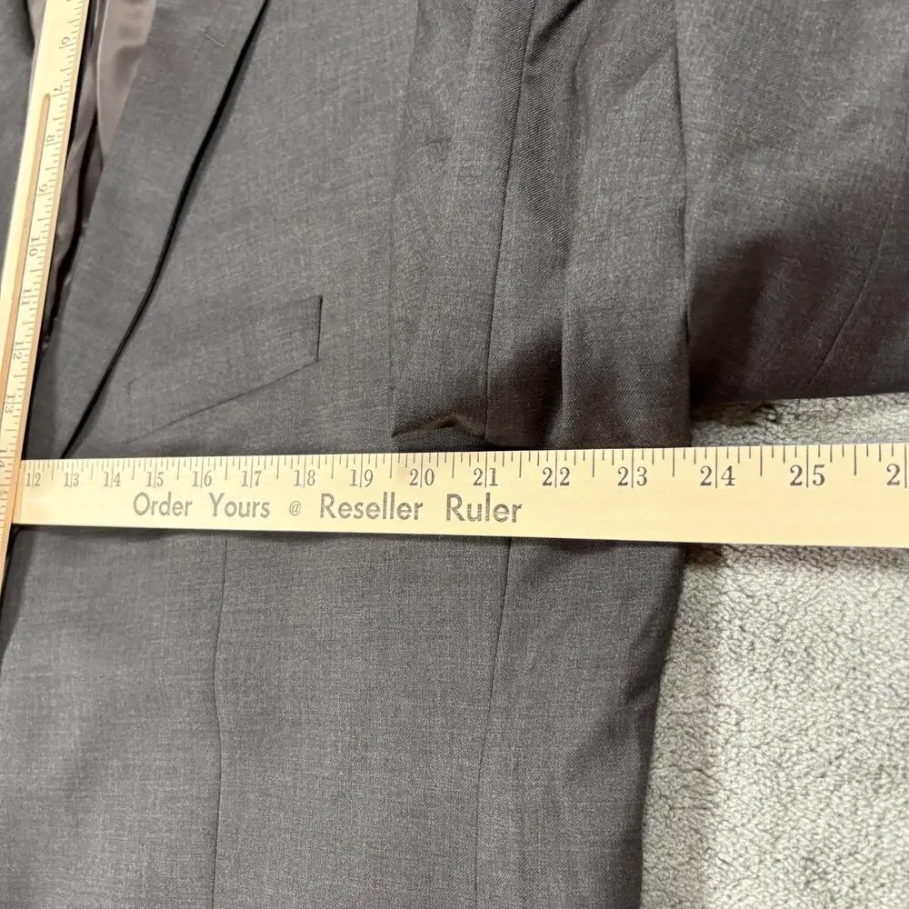 Lauren Ralph Lauren Gray Suit Mens 40W 32L Pants 48L Jacket Two Piece